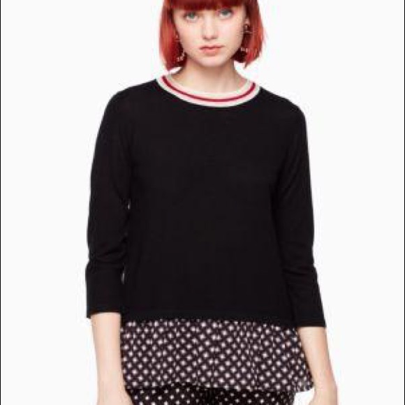 NWT Kate Spade Black Sweater Size XS - Picture 2 of 8